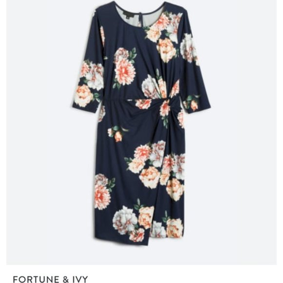 Lennora Knot Detail Knit Dress - Stitch Fix - Picture 1 of 3